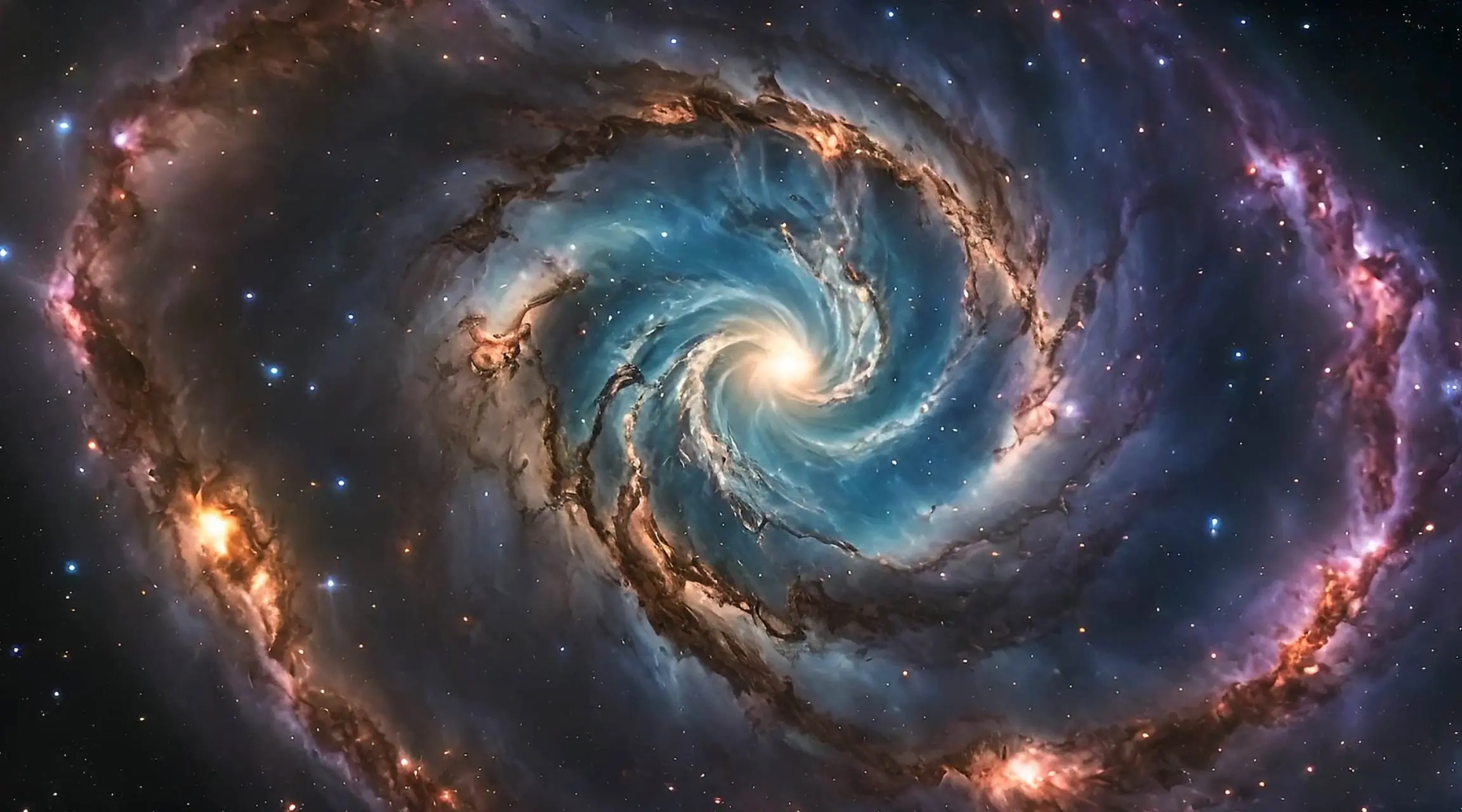 Interstellar Nebula Lights Motion Graphics for Sci-Fi Edits